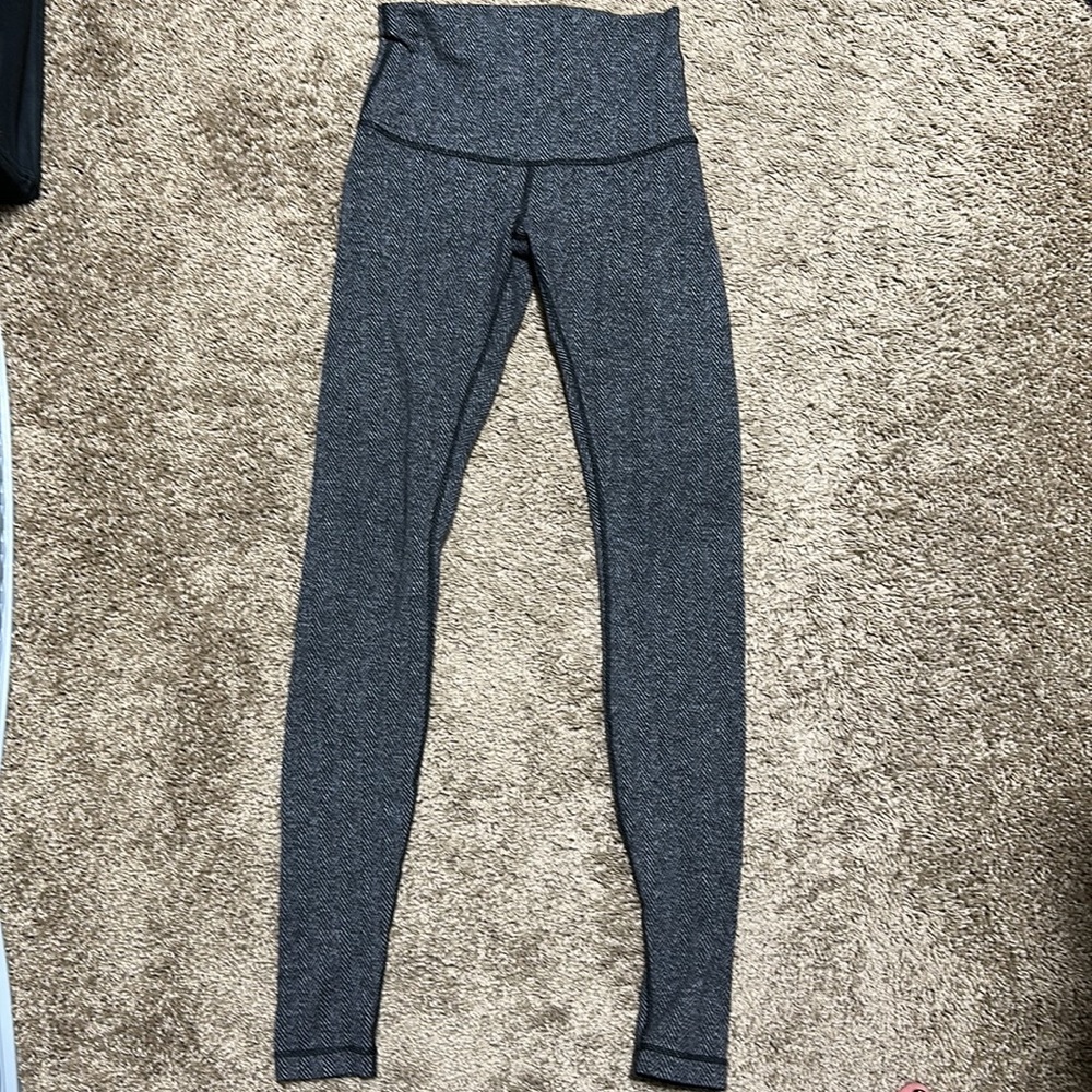 Lululemon herringbone high waisted wunder under - Picture 1 of 7